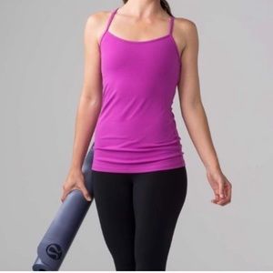Lululemon Jewelled Magenta Power Y Tank